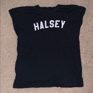 Black and White Halsey Graphic Tee
